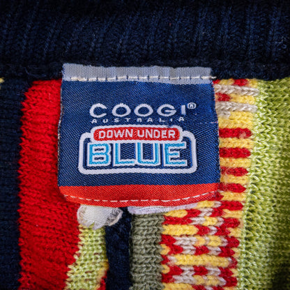 [メンズXXL] 90年代 COOGI/クージー ニット セーター 3Dニット