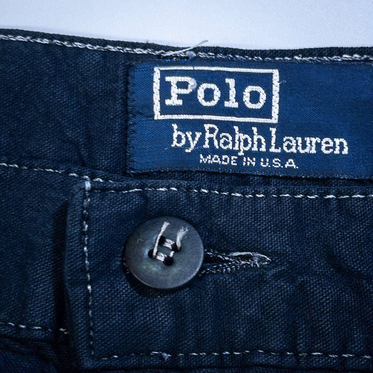 [メンズW30] 90年代 Polo by Ralph Lauren/ポロバイラルフローレン チノパン USA製 黒染め
