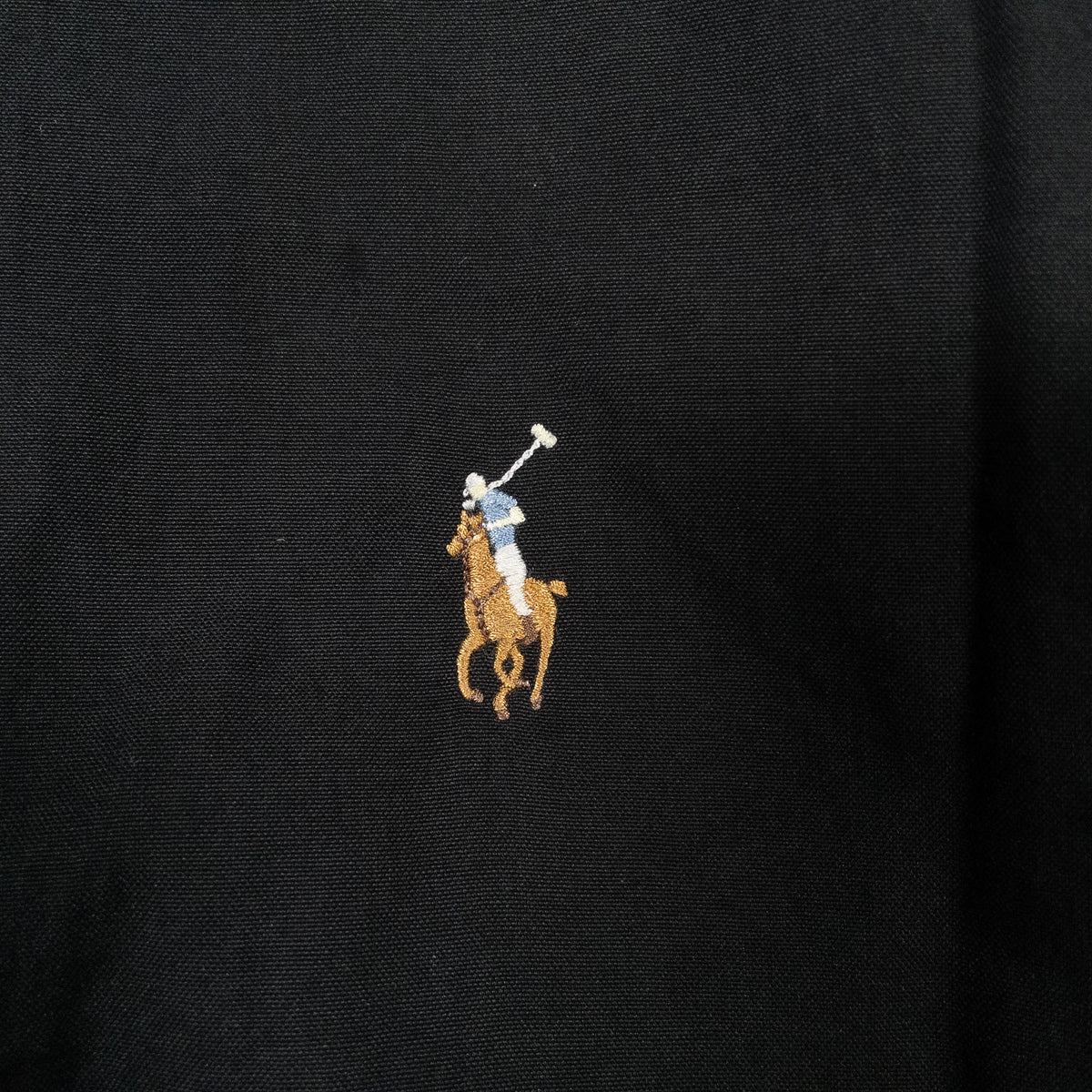 [メンズ3XL] 90〜00年代 Ralph Lauren/ラルフローレン 長袖シャツ YARMOUTH 黒染め