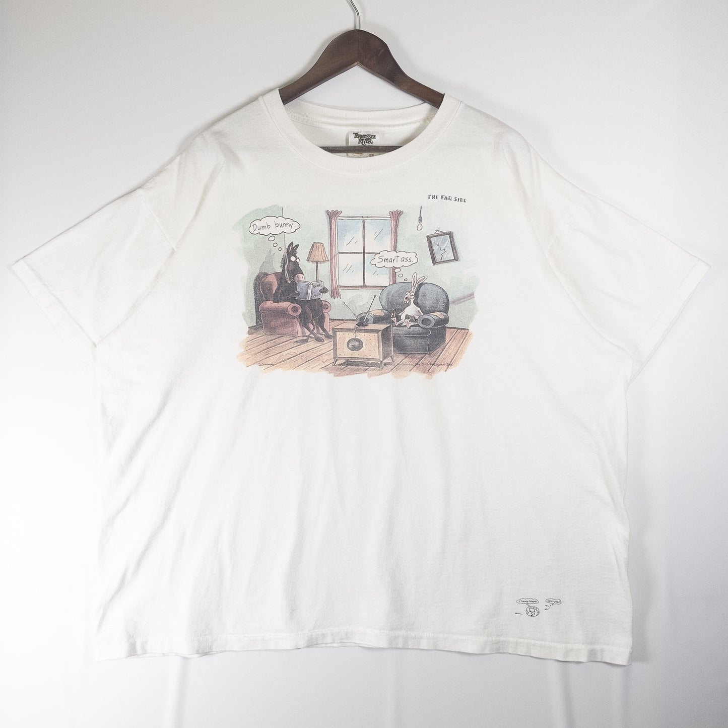 [メンズ3XL] 90年代 Tennessee River Gold Tシャツ THE FAR SIDE アートT
