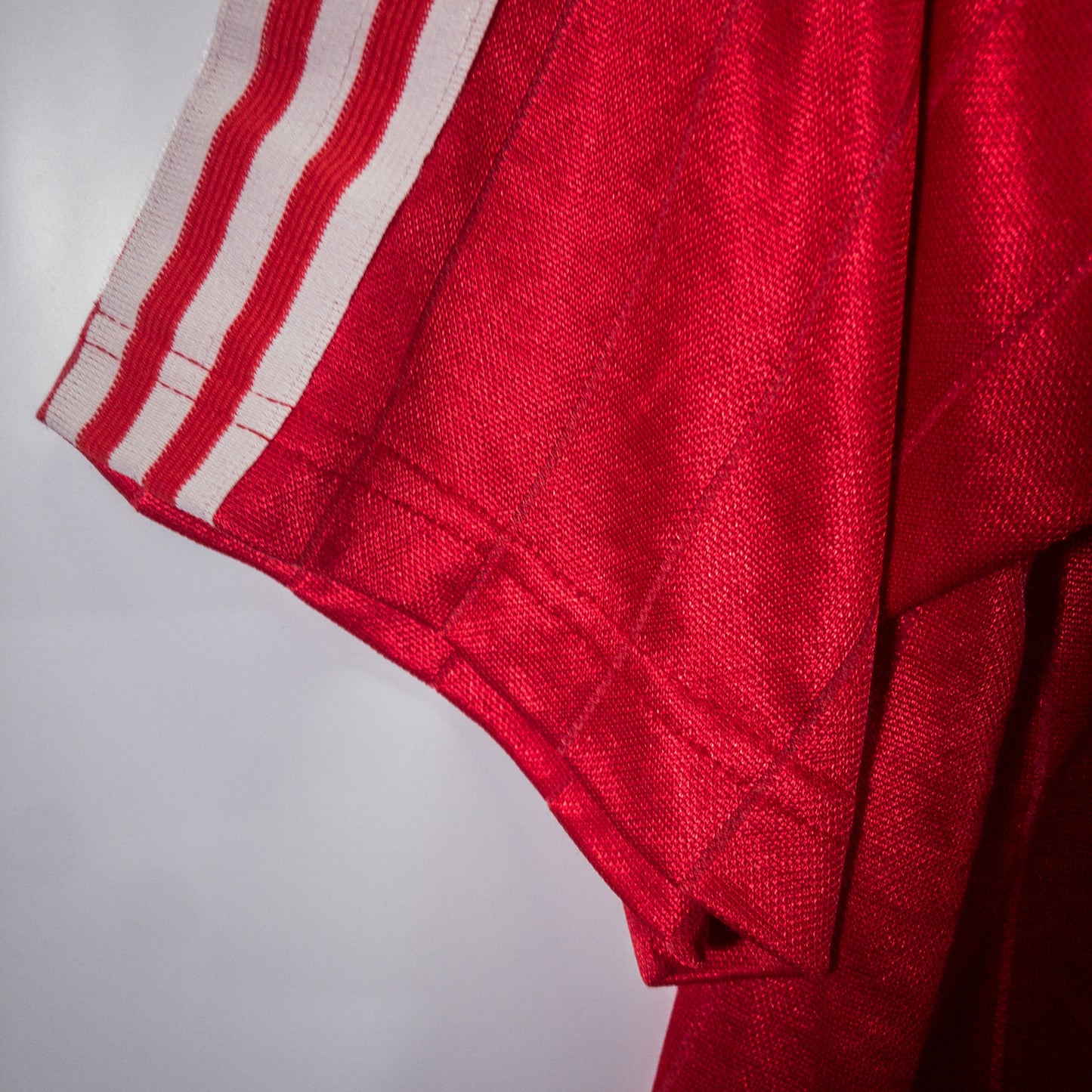 [メンズL] 80〜90年代 adidas/アディダス 半袖シャツ ゲームシャツ サッカーユニフォーム
