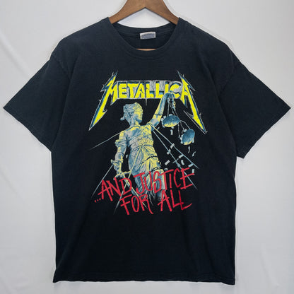 Metallica メタリカ Tシャツ L ブラック バンドプリント Hanes/ヘインズ