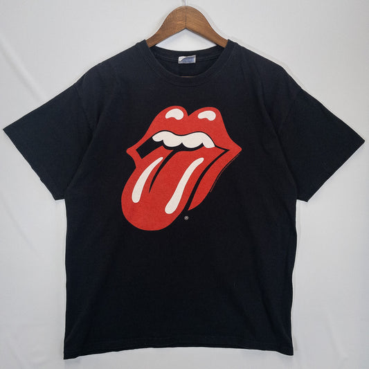 [メンズM] 90〜00年代 Hanes/ヘインズ Tシャツ Rolling Stones ローリングストーンズ バンT