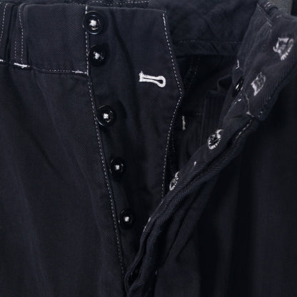 [メンズW35] 00〜10年代 Polo Ralph Lauren/ポロラルフローレン チノパン ボタンフライ 黒染め