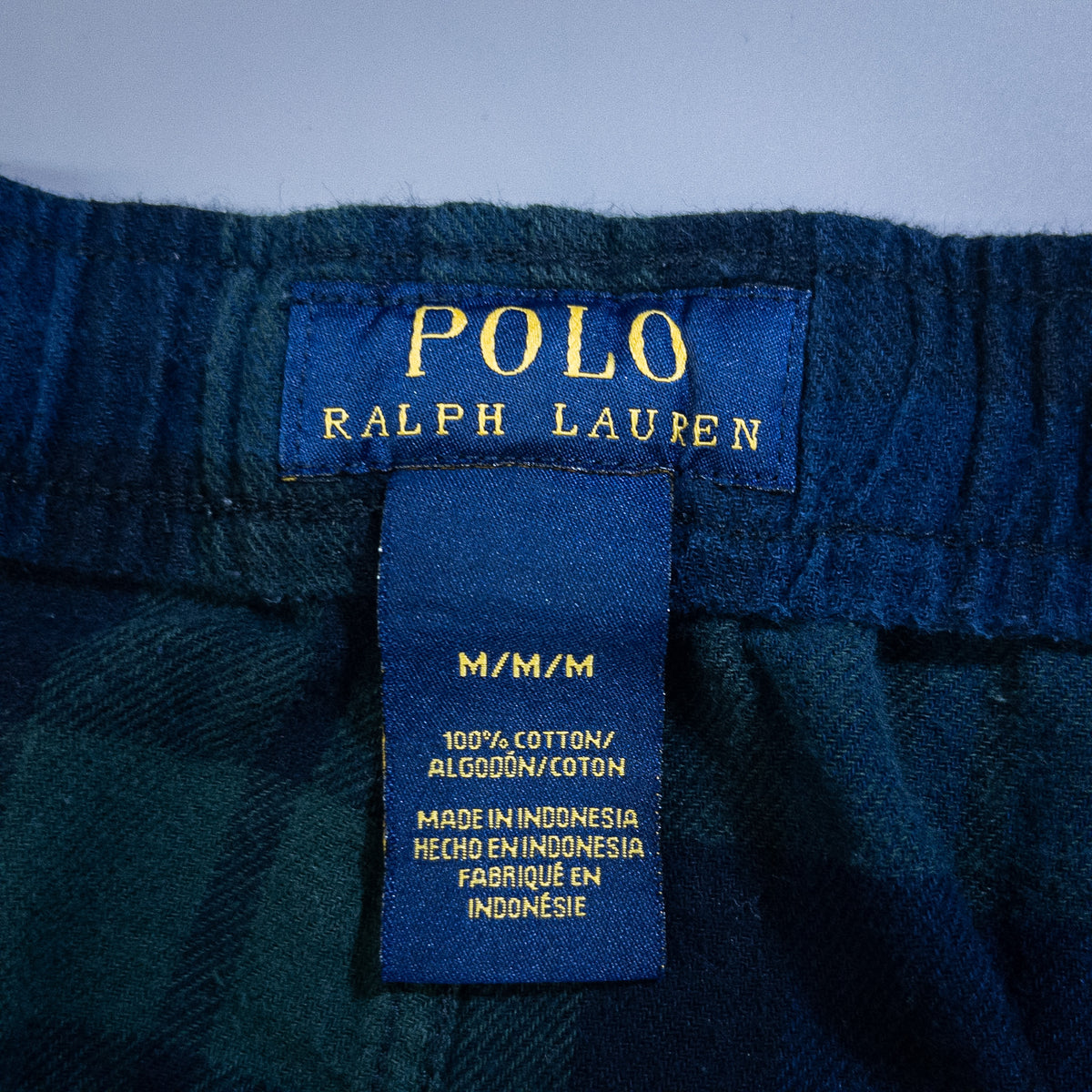 [メンズM] 00年代 Polo Ralph Lauren/ポロラルフローレン イージーパンツ スリーピングパンツ パジャマパンツ ブラックウォッチ