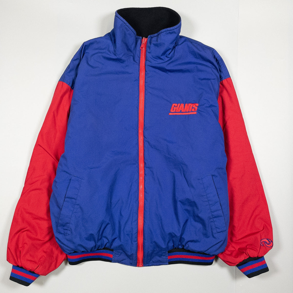 [メンズXL] 90〜00年代 NFL ジャンパー・ブルゾン NY GIANTS リバーシブルジャケット