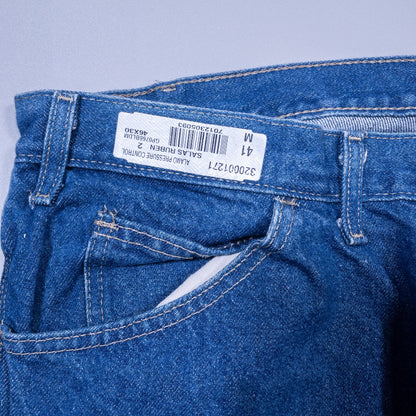 [メンズW45] 00年代 Dickies/ディッキーズ デニム ジーンズ ペインターパンツ オーバーサイズ