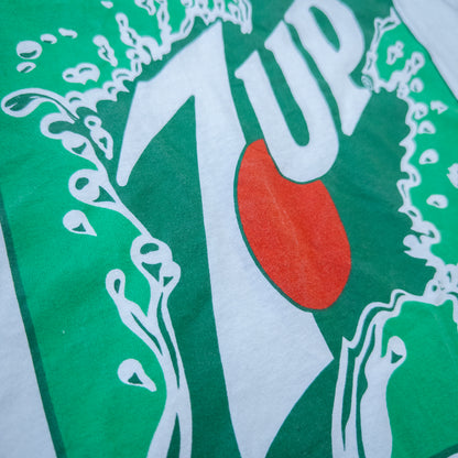 [メンズXL] 90年代 Fruit of the Loom/フルーツオブザルーム Tシャツ 7UP セブンアップ 企業系Tシャツ ロゴT