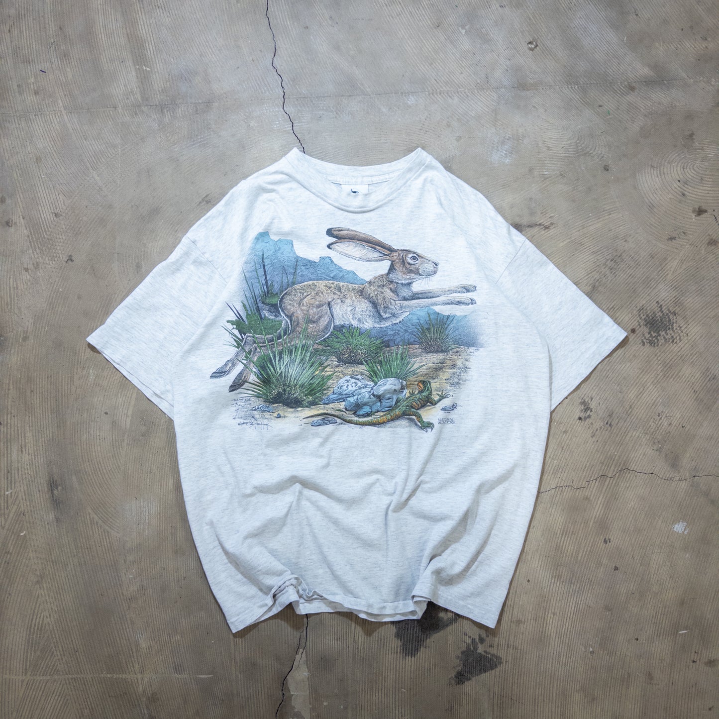 [メンズL] 90年代 Tシャツ ナチュラルワンダーズ アニマルT
