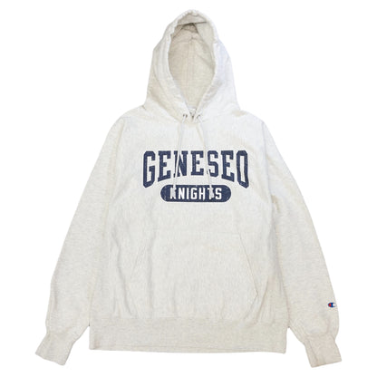 [メンズXL] 00年代 Champion/チャンピオン パーカー リバースウィーブ GENESEO KNIGHTS カレッジ