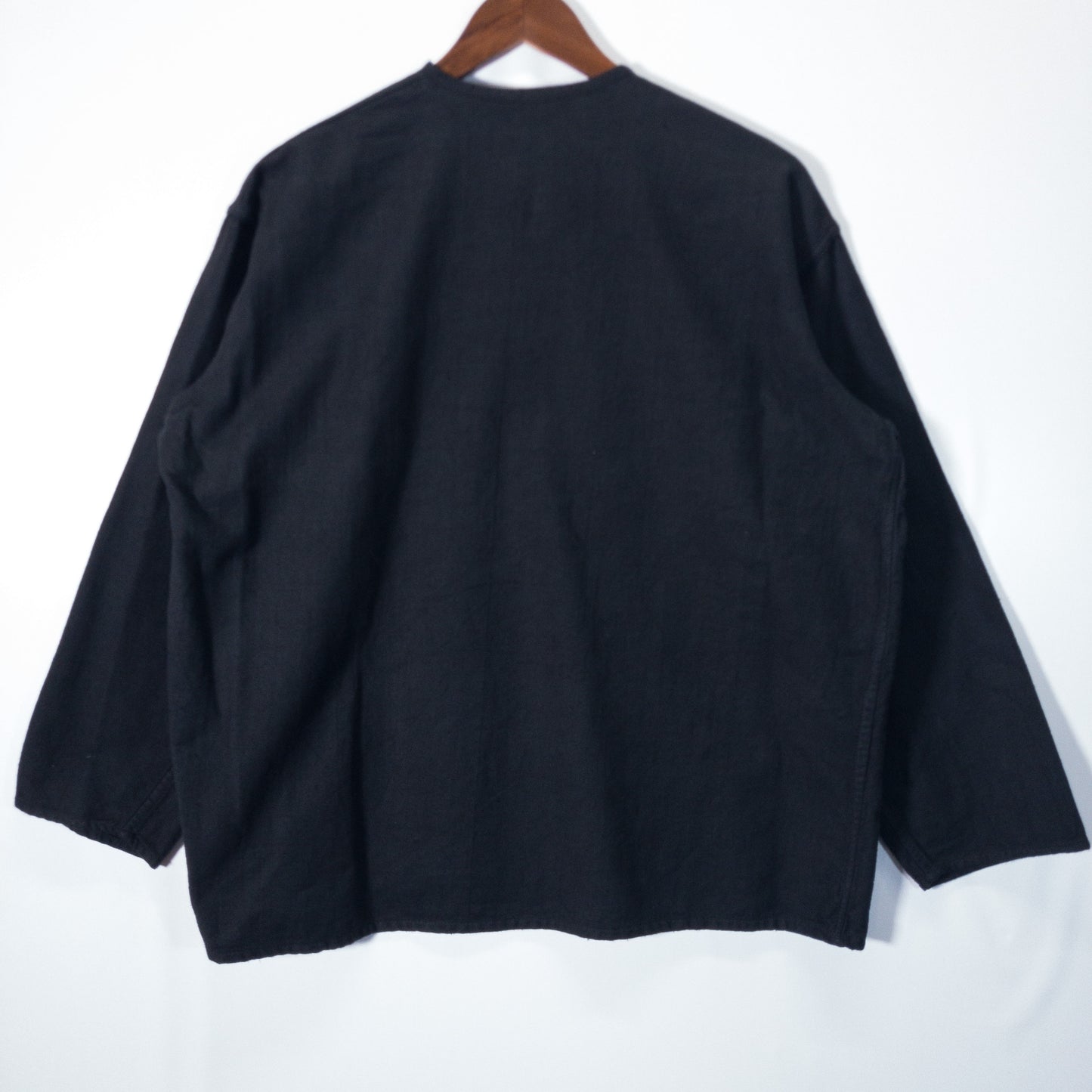 [メンズXL] 80年代 長袖シャツ ソ連軍 スリーピングシャツ 黒染め