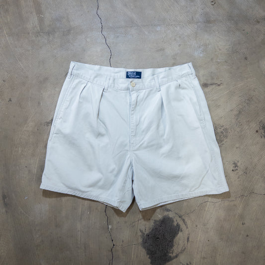 [メンズW33] 90年代 Polo by Ralph Lauren/ポロバイラルフローレン ショートパンツ ラルフローレン ツータック チノショーツ