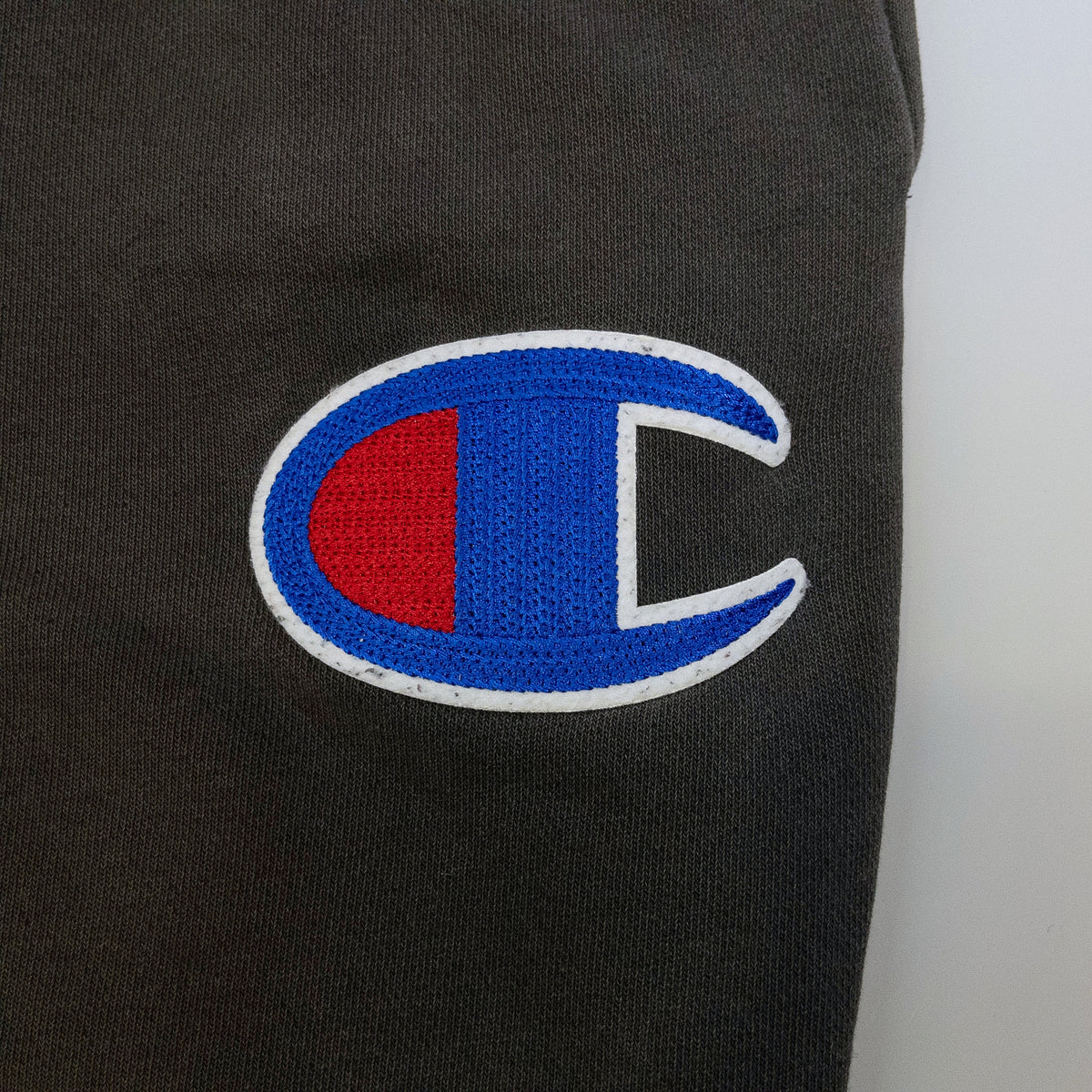 [メンズW34] 00年代 Champion/チャンピオン スウェットパンツ リバースウィーブ ワンポイント