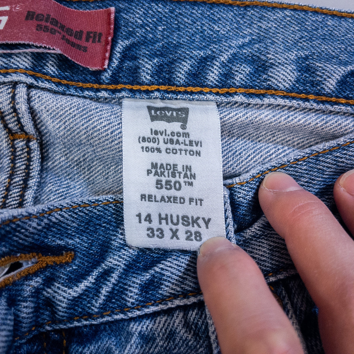 [メンズW31] 00年代 Levi's/リーバイス デニム ジーンズ 550 バギーパンツ