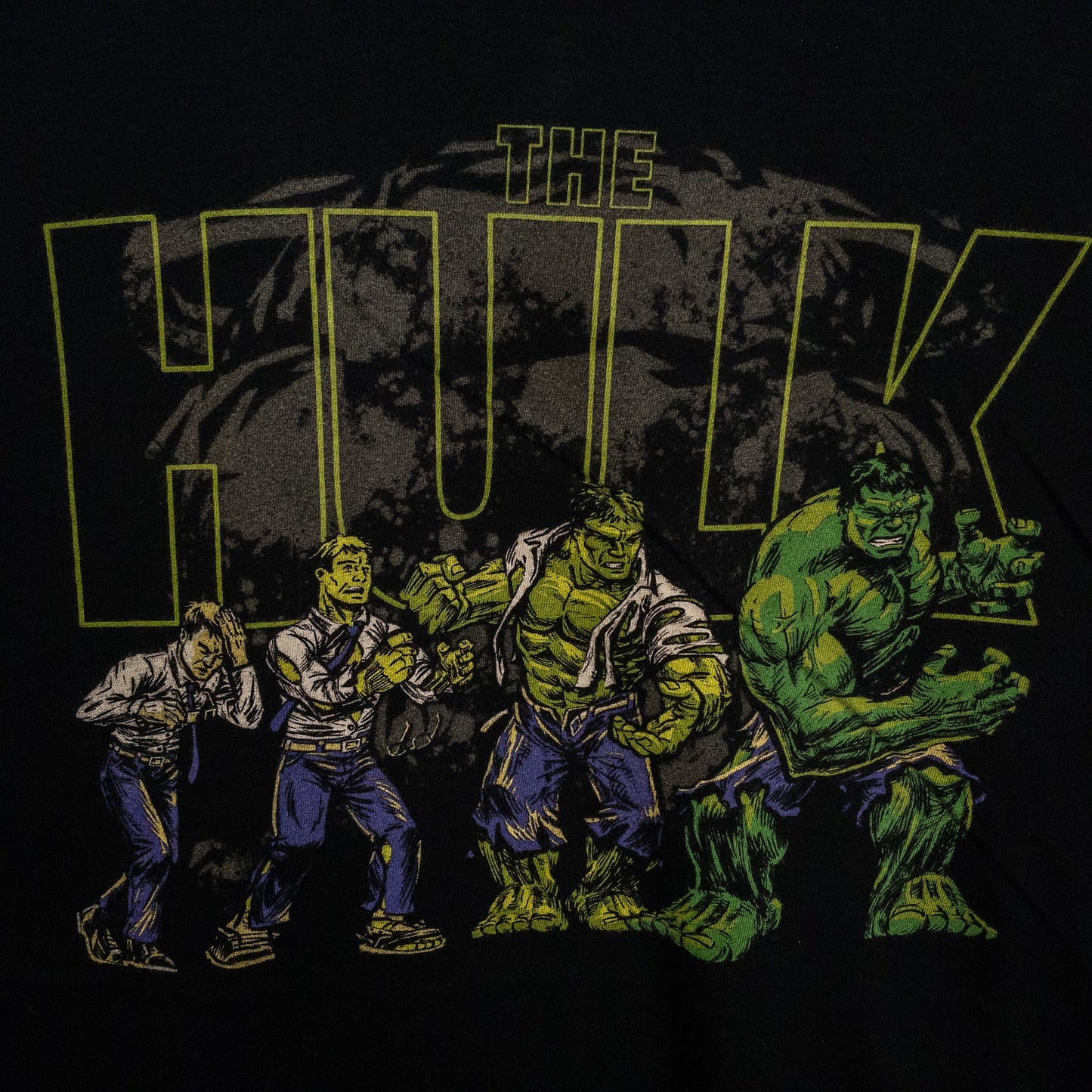 The Hulk ハルク マーベル Tシャツ M ブラック キャラクター プリント Funko/ファンコ