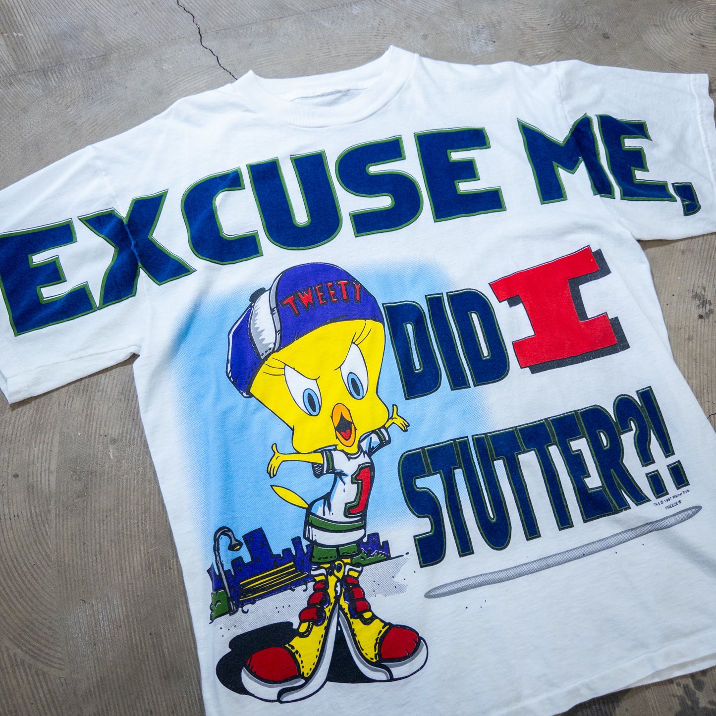 [メンズL] 90年代 Tシャツ Warner Bros. ワーナー Looney Tunes アニメT