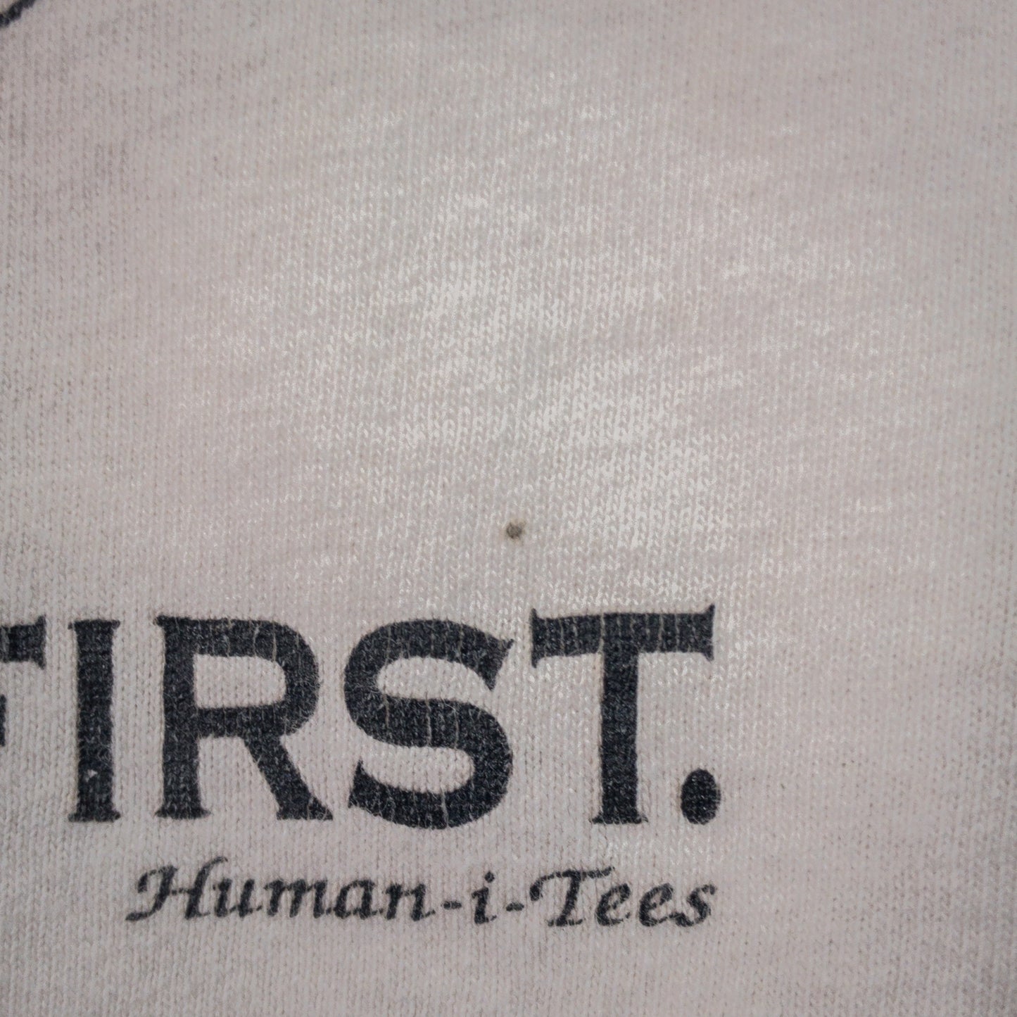 [メンズL] 80〜90年代 Hanes/ヘインズ Tシャツ Human-i-Tees アニマルT アートT