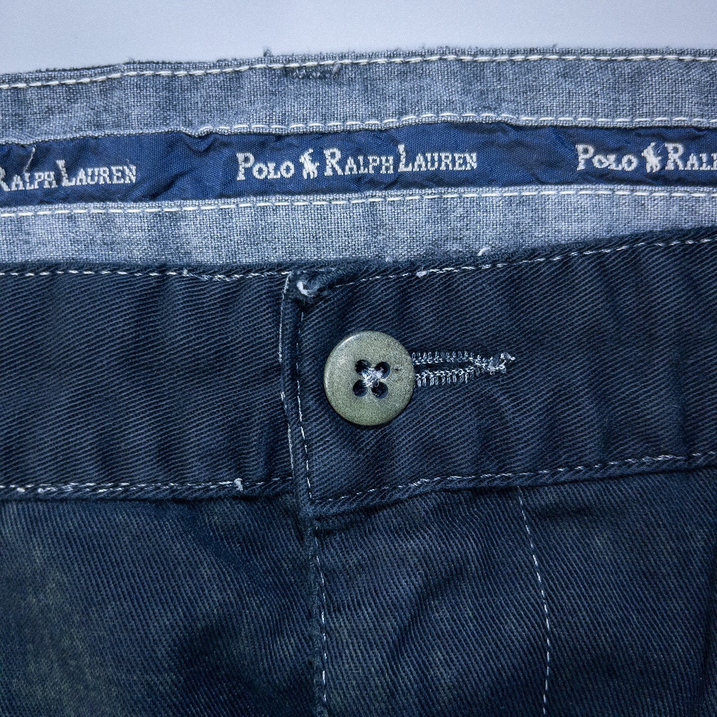 [メンズW33] 90〜00年代 Polo by Ralph Lauren/ポロバイラルフローレン チノパン 黒染め