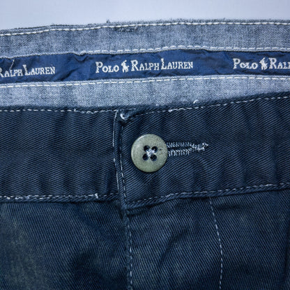 [メンズW33] 90〜00年代 Polo by Ralph Lauren/ポロバイラルフローレン チノパン 黒染め