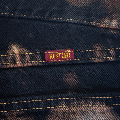 [メンズW30] 00年代 RUSTLER/ラスラー デニム ジーンズ タイダイ染め