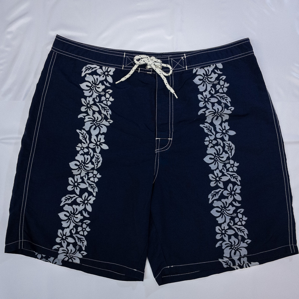 [メンズW34] 90年代 POLO SPORT/ポロスポーツ ショートパンツ・ハーフパンツ ナイロンショーツ ハイビスカス