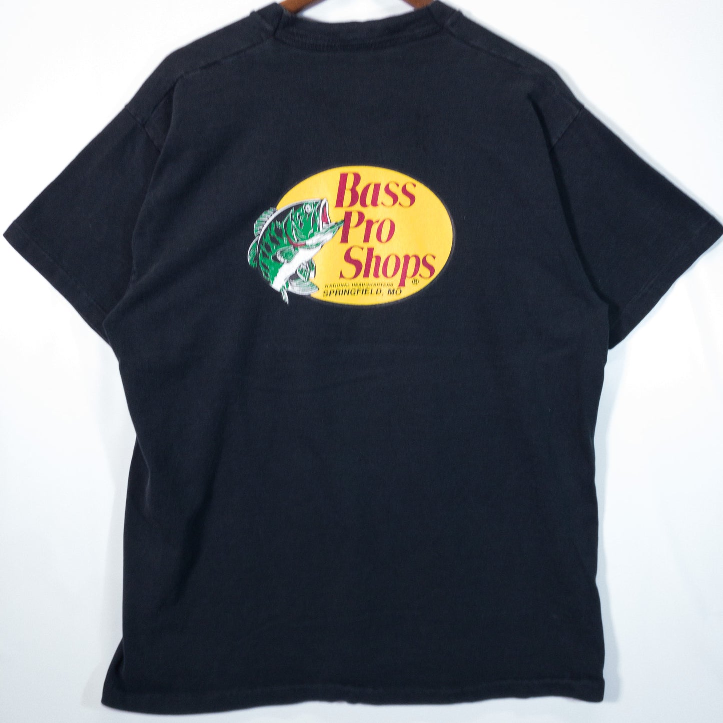 [メンズL] 90年代 Fruit of the Loom/フルーツオブザルーム Tシャツ バスプロショップス Bass Pro Shops ロゴT