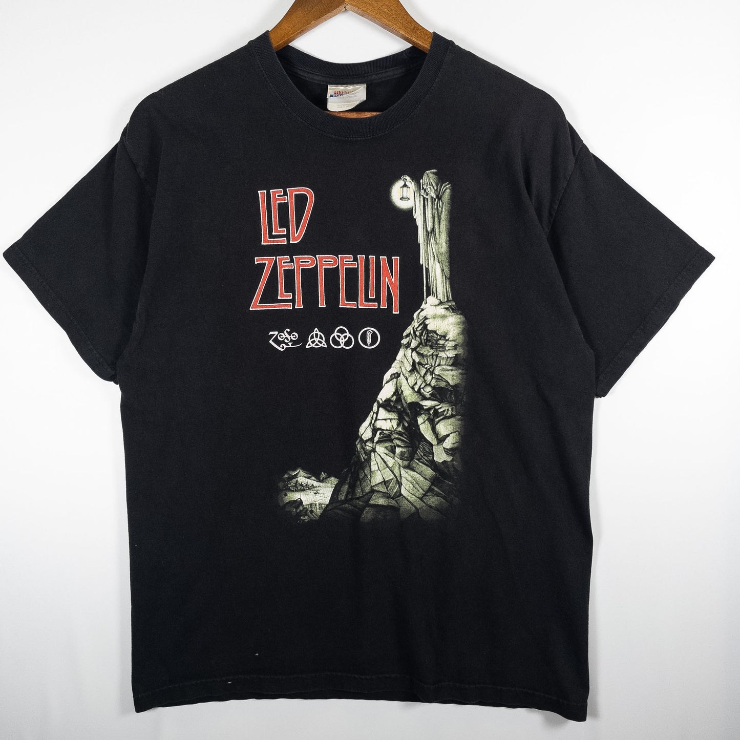 [メンズM] 00年代 Hanes/ヘインズ Tシャツ LED-ZEPPELIN レッドツェッペリン バンドT/バンT