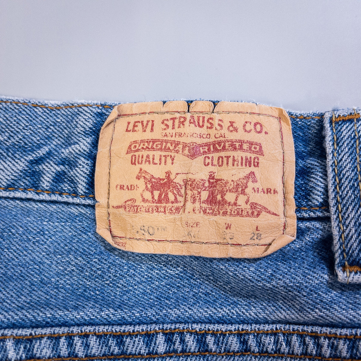 [メンズW31] 00年代 Levi's/リーバイス デニム ジーンズ 550 バギーパンツ