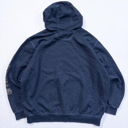 [メンズXXL] 00年代 Carhartt/カーハート パーカー 後染め