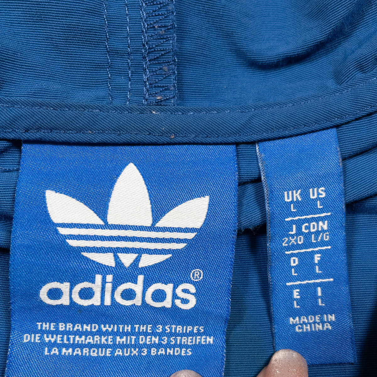 [メンズXL] 00年代 adidas/アディダス アノラックパーカー 薄手