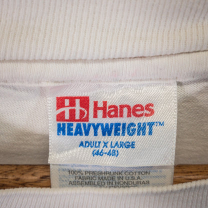 [メンズL] 80〜90年代 Hanes/ヘインズ Tシャツ Human-i-Tees アニマルT アートT