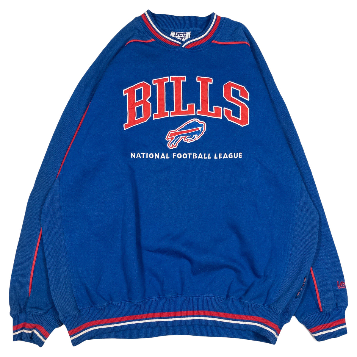 [メンズ3XL] 90〜00年代 Lee/リー スウェット トレーナー NFL バッファロービルズ ビッグサイズ