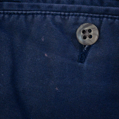 チノショーツ W34 ネイビー ツータック Polo By Ralph Lauren/ポロバイラルフローレン