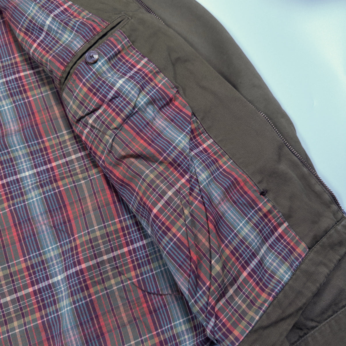 [メンズXL] 90〜00年代 Polo by Ralph Lauren/ポロバイラルフローレン スイングトップ 裏地チェック スポーツジャケット