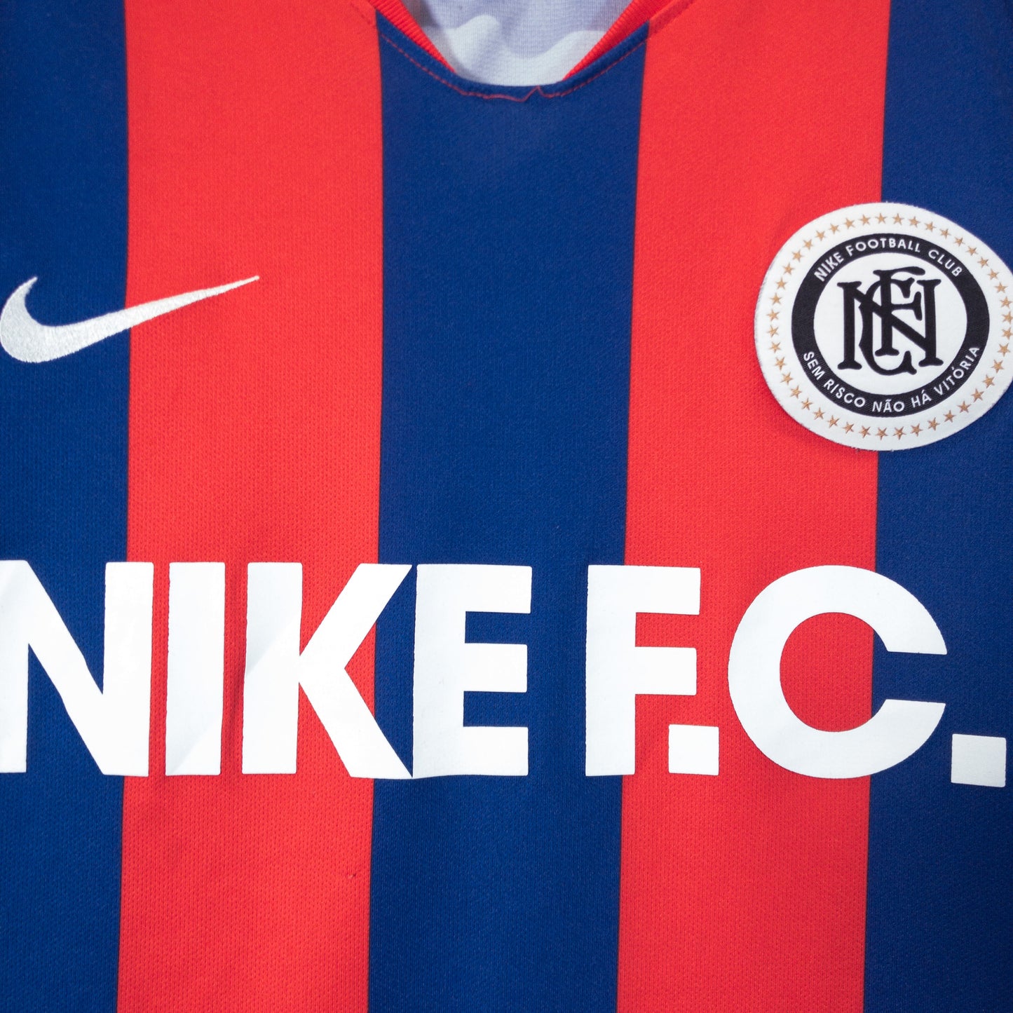 サッカーユニフォーム M レッド ブルー NIKE F.C. ロゴプリント Nike/ナイキ