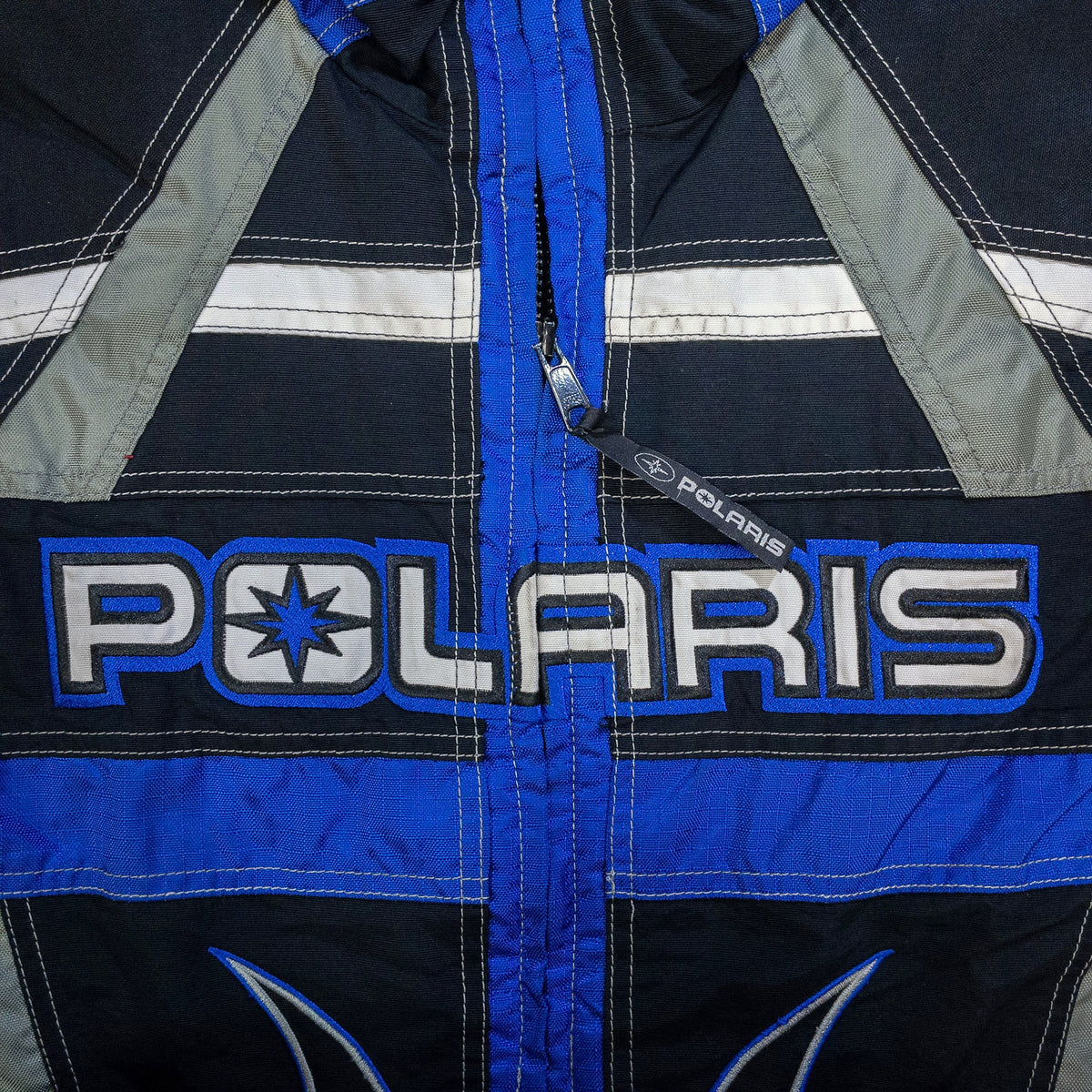 [メンズXXL] 90〜00年代 PURE POLARIS/ピュアポラリス ジャンパー・ブルゾン レーシングジャケット 中綿 スノーモービル