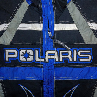 [メンズXXL] 90〜00年代 PURE POLARIS/ピュアポラリス ジャンパー・ブルゾン レーシングジャケット 中綿 スノーモービル