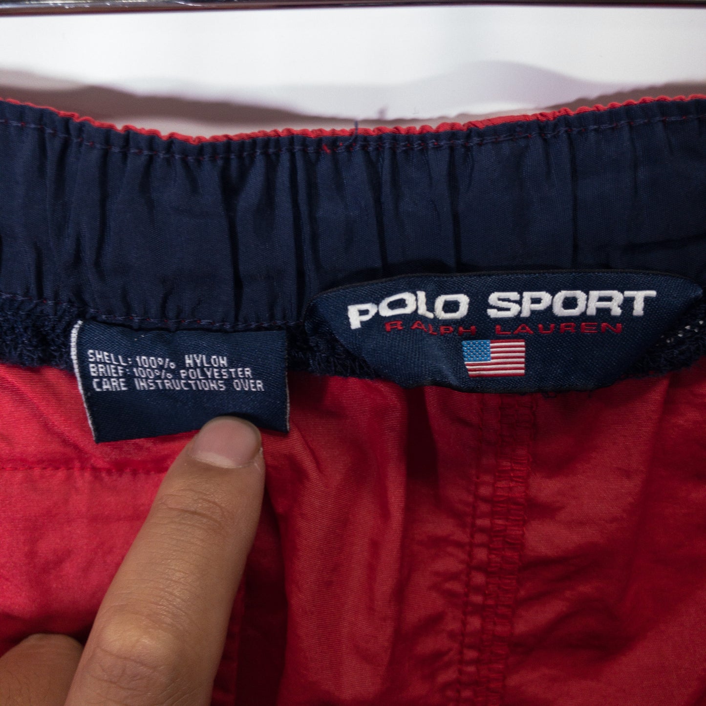 ナイロンショーツ XL レッド ナイロン POLO SPORT ポロスポーツ ラルフローレン