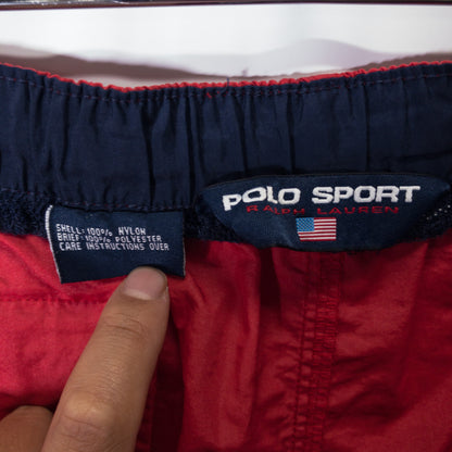 ナイロンショーツ XL レッド ナイロン POLO SPORT ポロスポーツ ラルフローレン