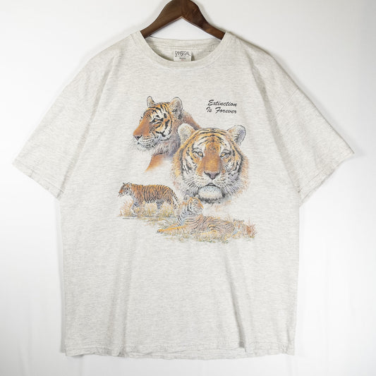 [メンズL] 90年代 SANSEGAL Tシャツ アニマルT アートT 虎
