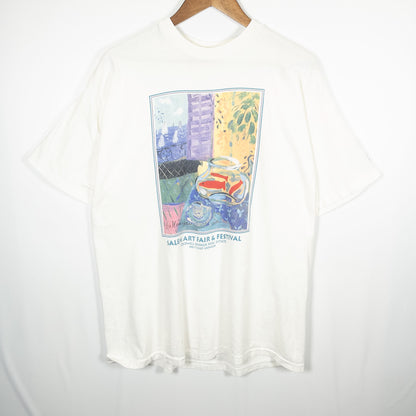 [メンズXL] 90年代 Hanes/ヘインズ Tシャツ アートT イベントT
