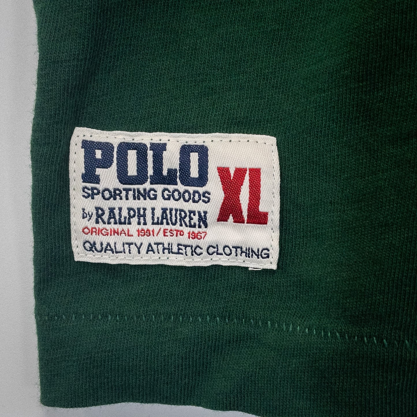 [メンズXL] 00年代 Polo Ralph Lauren/ポロラルフローレン Tシャツ ロゴ 袖プリント