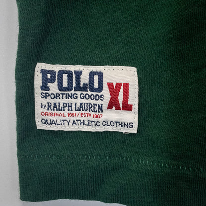 [メンズXL] 00年代 Polo Ralph Lauren/ポロラルフローレン Tシャツ ロゴ 袖プリント