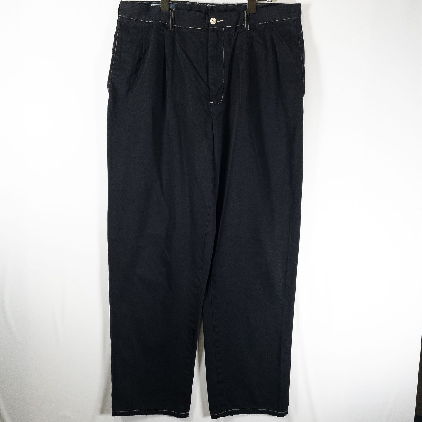 [メンズW34] 90年代 Polo by Ralph Lauren/ポロバイラルフローレン チノパン HAMMOND PANT 黒染め