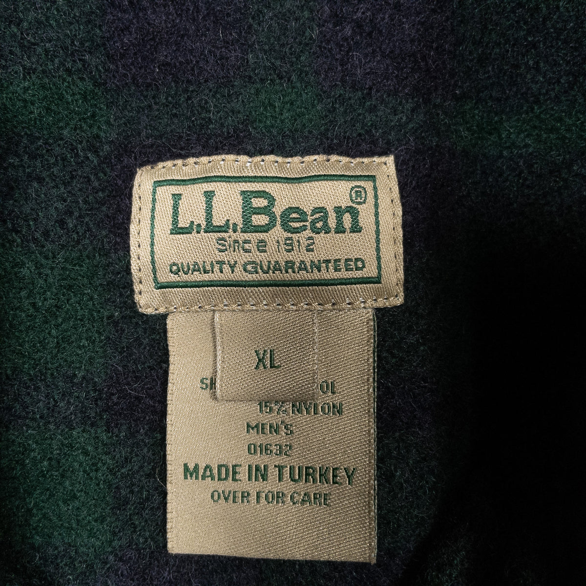[メンズXL] 90〜00年代 L.L.Bean/エルエルビーン 長袖シャツ ウールシャツ