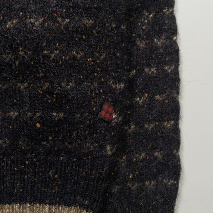 [メンズS] 90〜00年代 Woolrich/ウールリッチ ニット セーター バーズアイ
