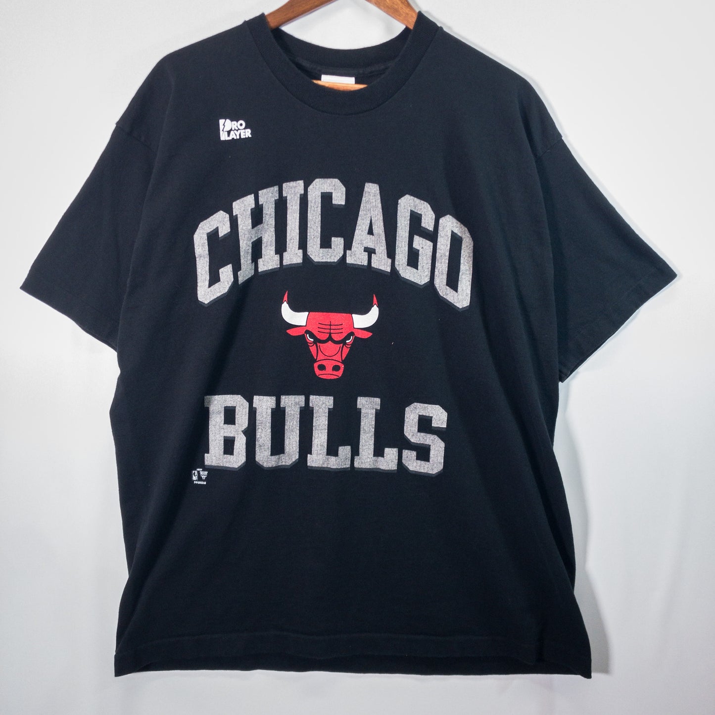 [メンズXL] 90年代 PRO PLAYER/プロプレイヤー Tシャツ NBA CHICAGO BULLS シカゴブルズ