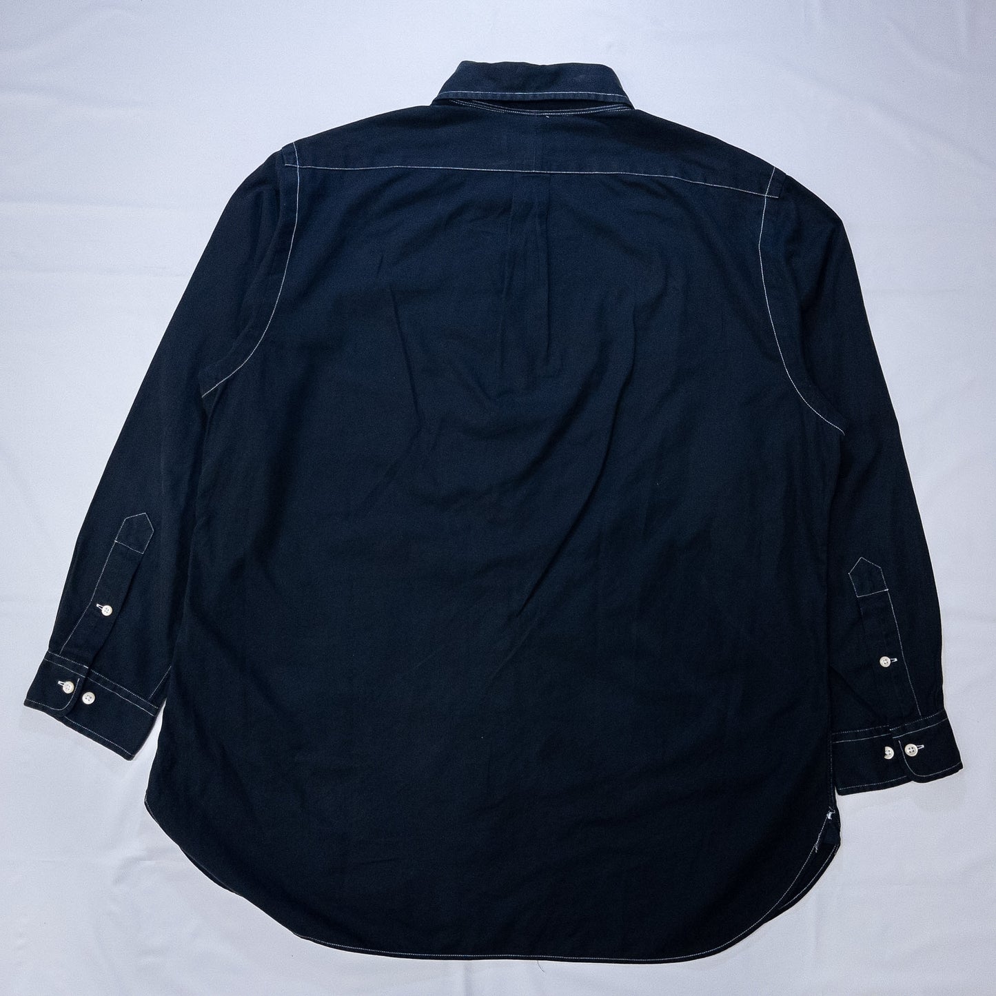 [メンズXL] 00年代 Ralph Lauren/ラルフローレン ワイシャツ BDシャツ 黒染め