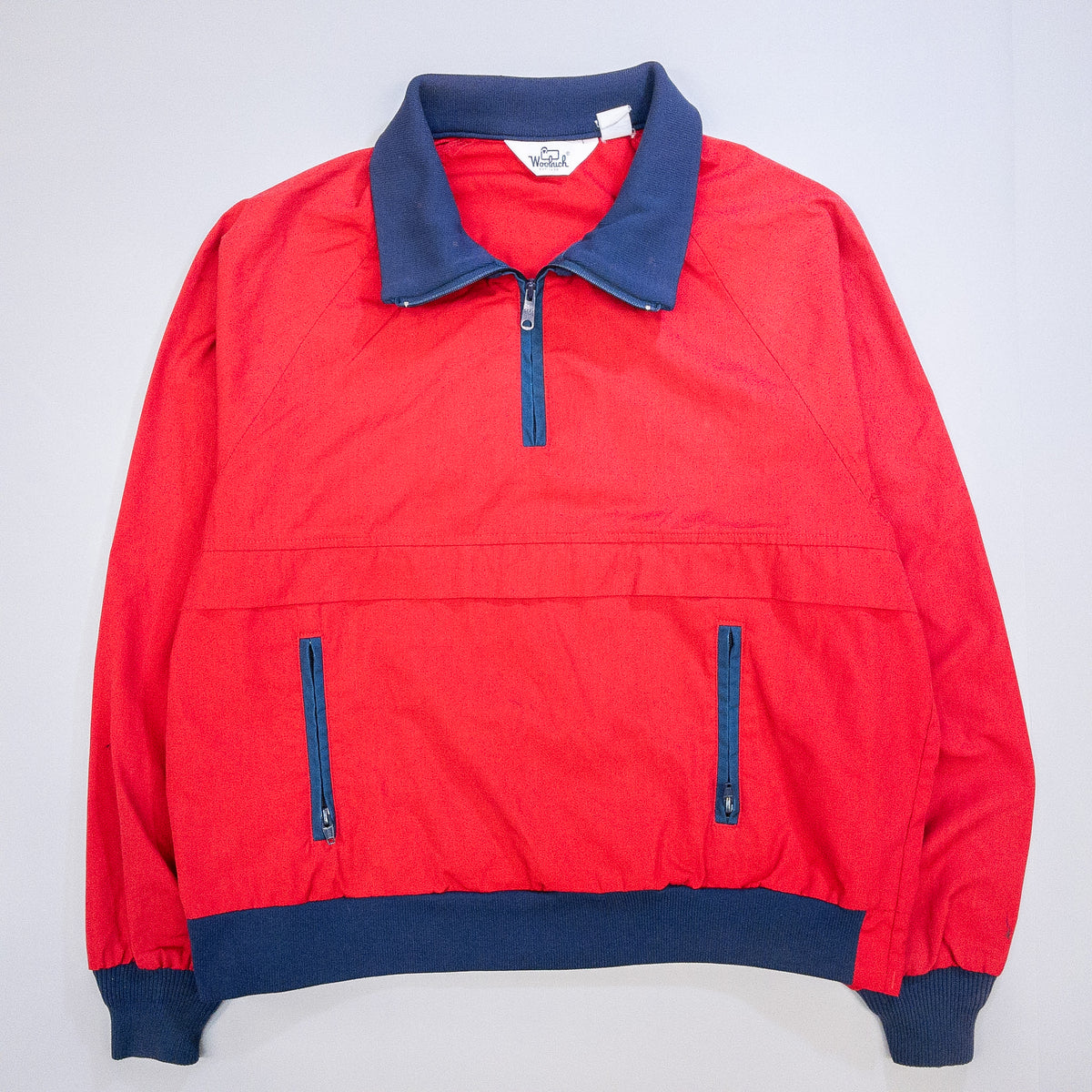 [メンズM] 70年代 Woolrich/ウールリッチ ウォームアップジャケット プルオーバー