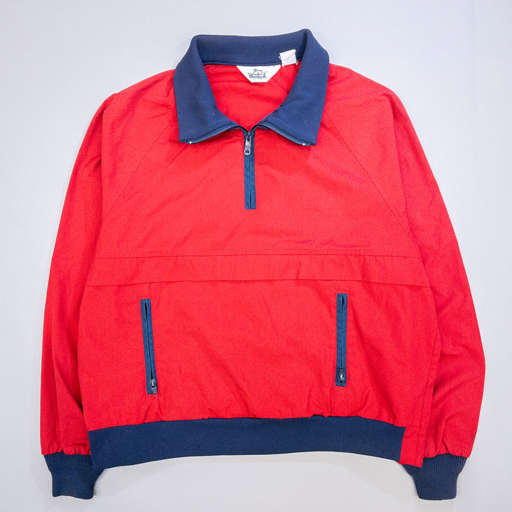 [メンズM] 70年代 Woolrich/ウールリッチ ウォームアップジャケット プルオーバー